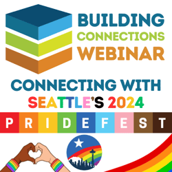 Building Connections Webinar Logo - PrideFest